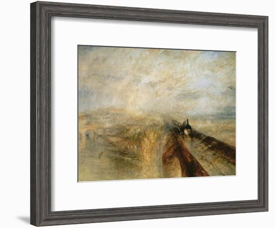 Rain, Steam, and Speed-J. M. W. Turner-Framed Giclee Print