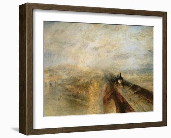 Rain, Steam, and Speed-J. M. W. Turner-Framed Giclee Print