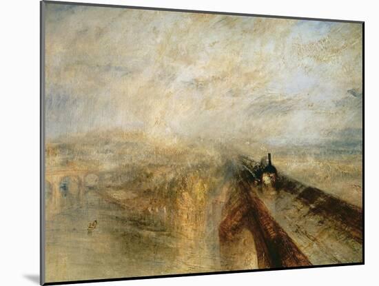 Rain, Steam, and Speed-J. M. W. Turner-Mounted Giclee Print