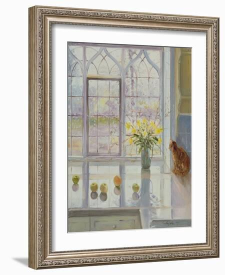 Rain Watching-Timothy Easton-Framed Giclee Print