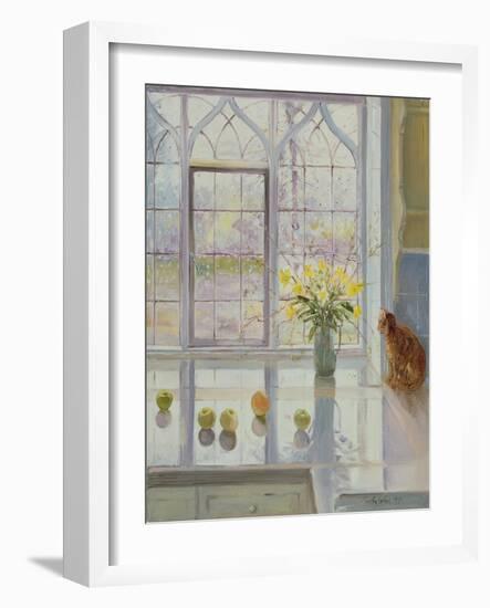 Rain Watching-Timothy Easton-Framed Giclee Print