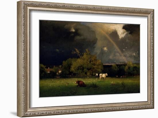 Rainbow, 1878-1879-George Inness-Framed Giclee Print