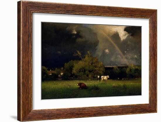 Rainbow, 1878-1879-George Inness-Framed Giclee Print