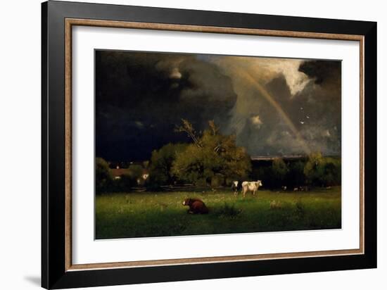 Rainbow, 1878-1879-George Inness-Framed Giclee Print