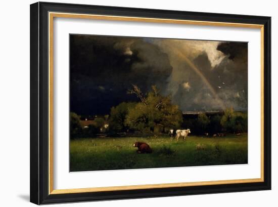 Rainbow, 1878-1879-George Inness-Framed Giclee Print