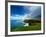 Rainbow above Cliffs of Moher. Ireland.-liseykina-Framed Photographic Print