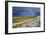 Rainbow Above Rocky Beach and Small Boat-null-Framed Photographic Print