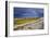 Rainbow Above Rocky Beach and Small Boat-null-Framed Photographic Print