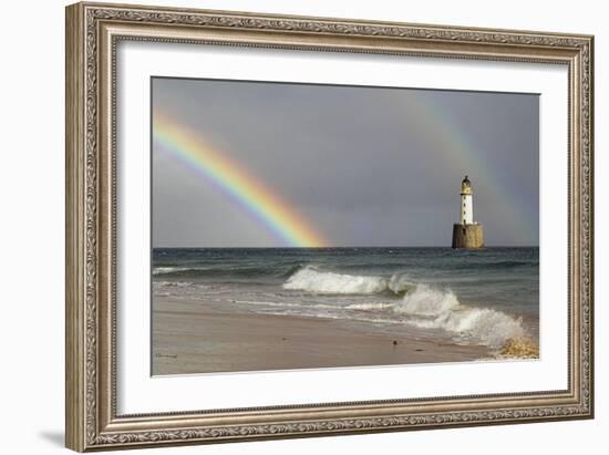 Rainbow And a Lighthouse-Duncan Shaw-Framed Photographic Print