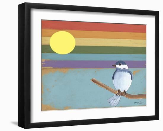 Rainbow And Bird-Tammy Kushnir-Framed Giclee Print