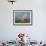 Rainbow and Monks with Praying Flags, Phobjikha Valley, Gangtey Village, Bhutan-Keren Su-Framed Photographic Print displayed on a wall