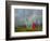 Rainbow and Monks with Praying Flags, Phobjikha Valley, Gangtey Village, Bhutan-Keren Su-Framed Photographic Print