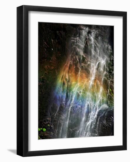 Rainbow and Water Falls-null-Framed Photographic Print