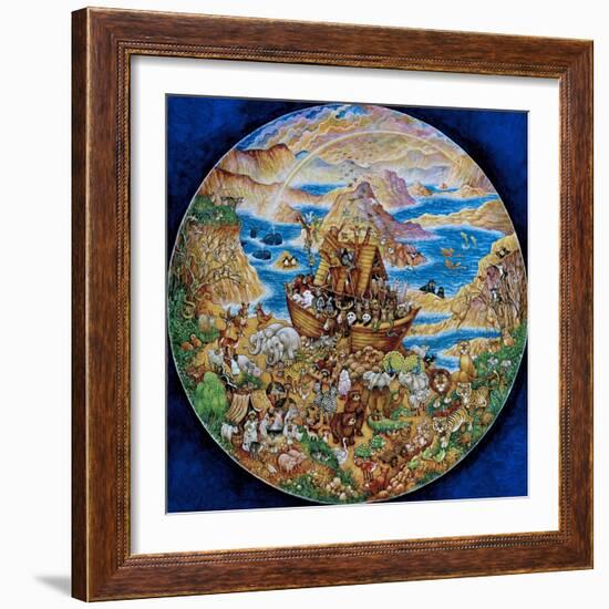 Rainbow Ark Circle-Bill Bell-Framed Giclee Print