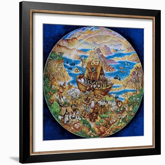 Rainbow Ark Circle-Bill Bell-Framed Giclee Print