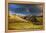 Rainbow at Sunset over Hellgate Canyon in Missoula, Montana-James White-Framed Premier Image Canvas