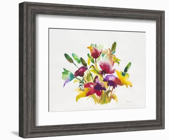 Rainbow Bouquet 2-Paulo Romero-Framed Art Print