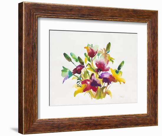 Rainbow Bouquet 2-Paulo Romero-Framed Art Print