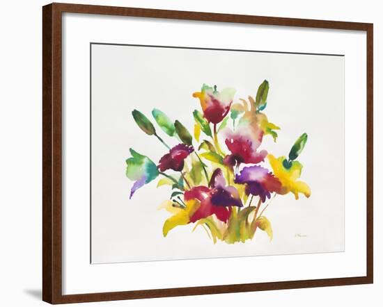 Rainbow Bouquet 2-Paulo Romero-Framed Art Print