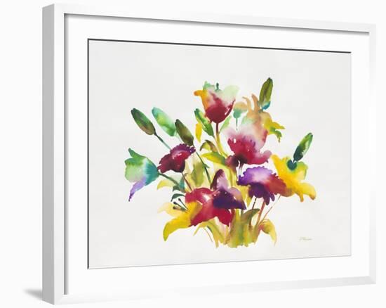 Rainbow Bouquet 2-Paulo Romero-Framed Art Print