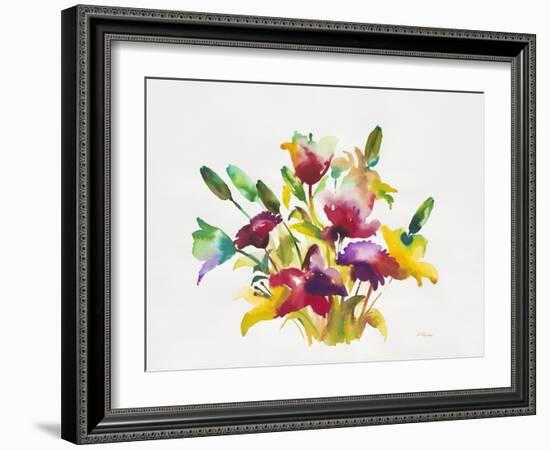 Rainbow Bouquet 2-Paulo Romero-Framed Art Print