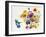 Rainbow Bouquet 5-Paulo Romero-Framed Art Print