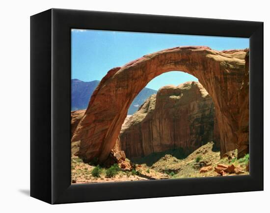 Rainbow Bridge National Monument is a Star Attraction at Lake Powell on the Utah Side-null-Framed Premier Image Canvas