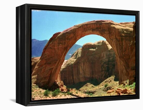 Rainbow Bridge National Monument is a Star Attraction at Lake Powell on the Utah Side-null-Framed Premier Image Canvas