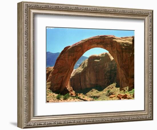 Rainbow Bridge National Monument is a Star Attraction at Lake Powell on the Utah Side-null-Framed Photographic Print