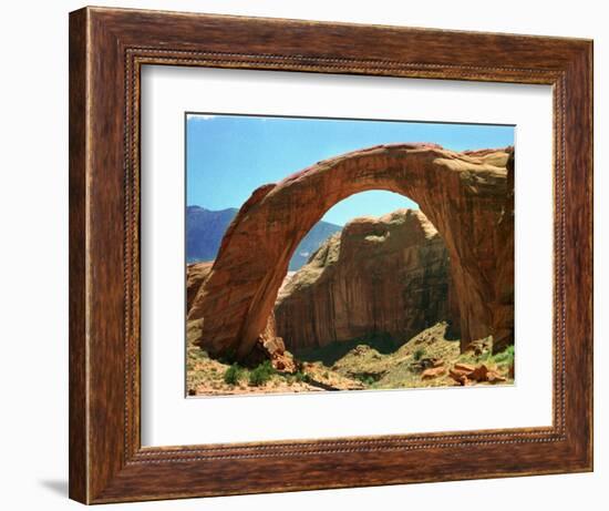 Rainbow Bridge National Monument is a Star Attraction at Lake Powell on the Utah Side-null-Framed Photographic Print