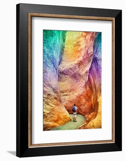 Rainbow Canyon-Ben Heine-Framed Photographic Print