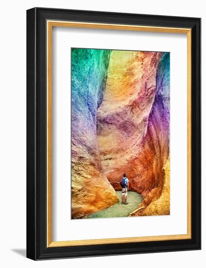 Rainbow Canyon-Ben Heine-Framed Photographic Print