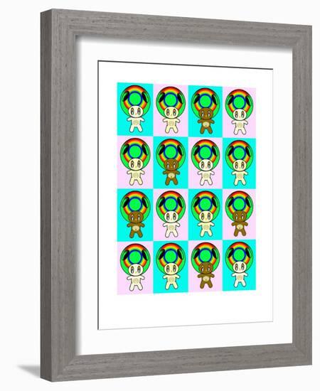 rainbow children-Johan Lilja-Framed Giclee Print