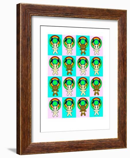 rainbow children-Johan Lilja-Framed Giclee Print