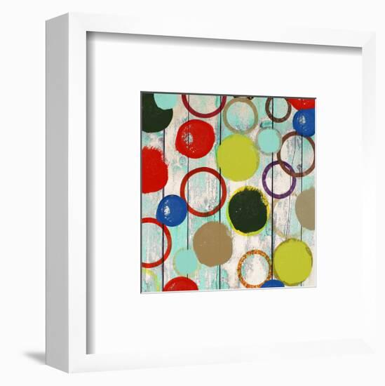 Rainbow Circles II-Yashna-Framed Art Print