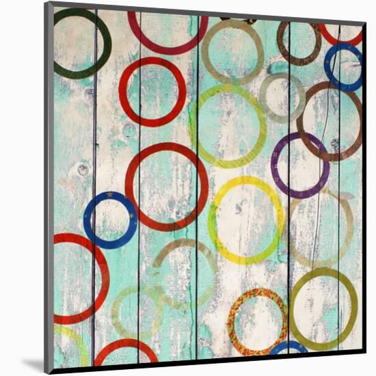 Rainbow Circles IV-Yashna-Mounted Art Print