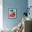 Rainbow Cross-Abstract Graffiti-Framed Giclee Print displayed on a wall