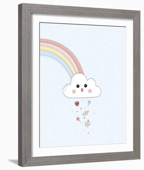 Rainbow Cutie-Clara Wells-Framed Giclee Print