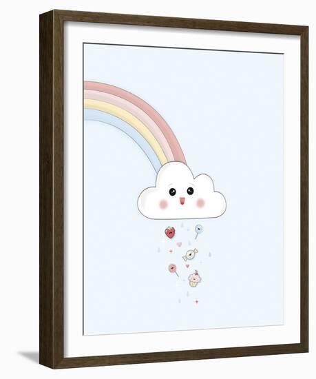 Rainbow Cutie-Clara Wells-Framed Giclee Print