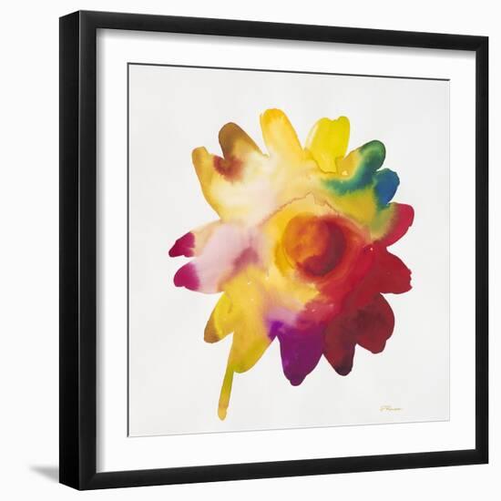Rainbow Daisy 1-Paulo Romero-Framed Art Print