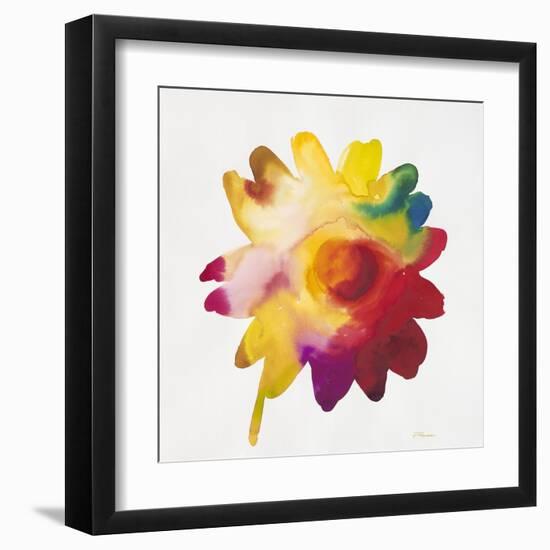 Rainbow Daisy 1-Paulo Romero-Framed Art Print