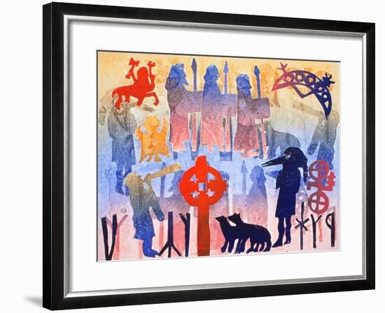 Rainbow Days, 2000-Gloria Wallington-Framed Giclee Print