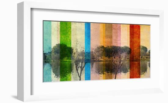 Rainbow Dreams-null-Framed Art Print