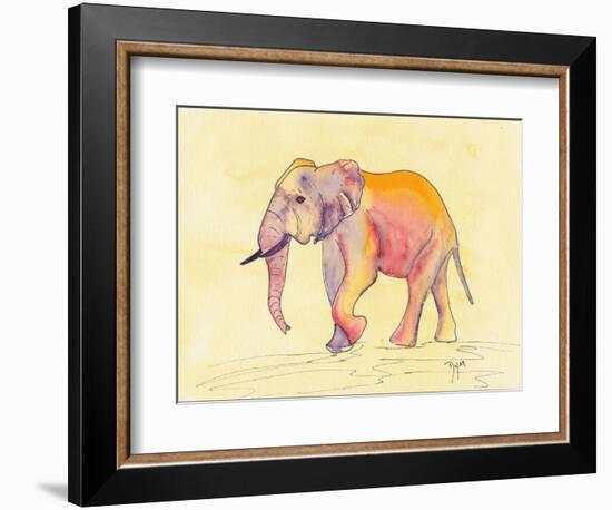 Rainbow Elephant-Beverly Dyer-Framed Premium Giclee Print