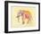 Rainbow Elephant-Beverly Dyer-Framed Premium Giclee Print