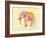 Rainbow Elephant-Beverly Dyer-Framed Art Print