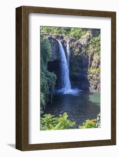 Rainbow Falls, Hilo, Hawaii Island (Big Island), Hawaii, United States of America, Pacific-Rolf Richardson-Framed Photographic Print