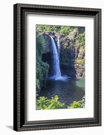 Rainbow Falls, Hilo, Hawaii Island (Big Island), Hawaii, United States of America, Pacific-Rolf Richardson-Framed Photographic Print