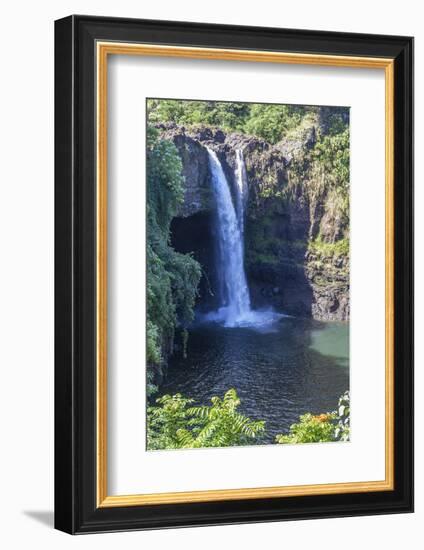 Rainbow Falls, Hilo, Hawaii Island (Big Island), Hawaii, United States of America, Pacific-Rolf Richardson-Framed Photographic Print