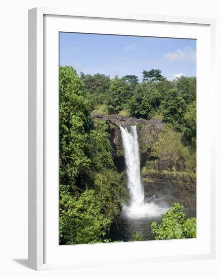 Rainbow Falls Near Hilo, Island of Hawaii (Big Island), Hawaii, USA-Ethel Davies-Framed Photographic Print